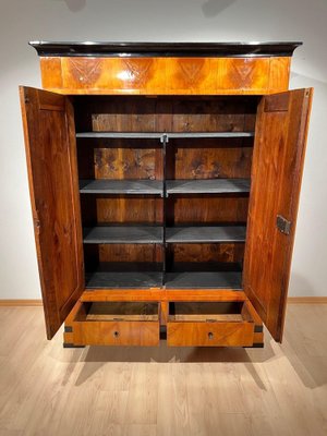 Large Biedermeier Armoire in Cherry, South Germany, 1820s-NNB-1757276