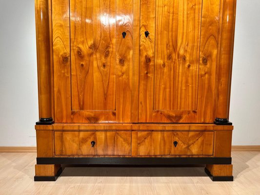 Large Biedermeier Armoire in Cherry, South Germany, 1820s-NNB-1757276