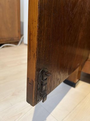 Large Biedermeier Half-Cabinet in Ebonized Walnut, South Germany, 1820-NNB-1383598