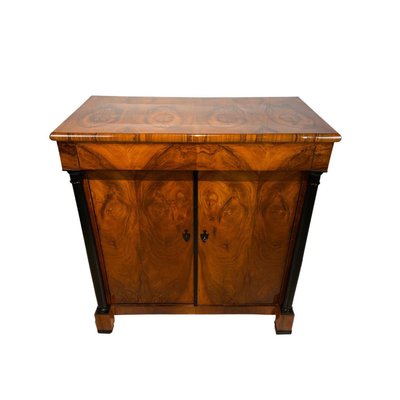 Large Biedermeier Half-Cabinet in Ebonized Walnut, South Germany, 1820-NNB-1383598