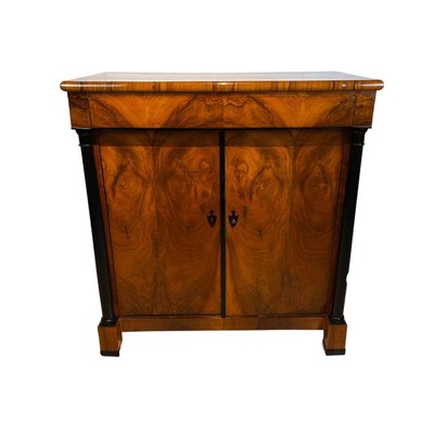 Large Biedermeier Half-Cabinet in Ebonized Walnut, South Germany, 1820-NNB-1383598