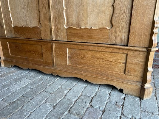 Large Biedermeier Oak Wardrobe, 1830s-GTG-1812137