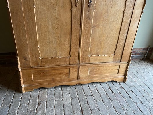 Large Biedermeier Oak Wardrobe, 1830s-GTG-1812137