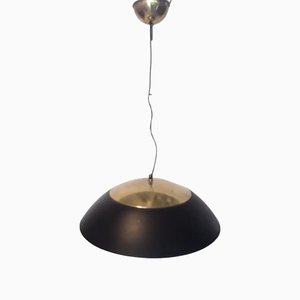 Large Black Ceiling Lamp, 1960s-OLY-1195725