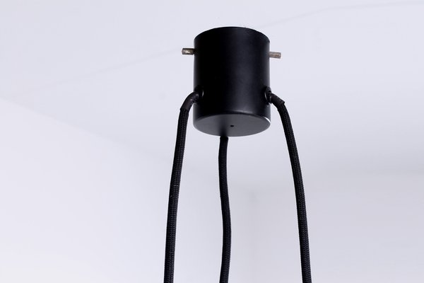 Large Black Ceiling Lamp attributed to Bruno Gatta for Stilnovo, 1950s-XT-1397741