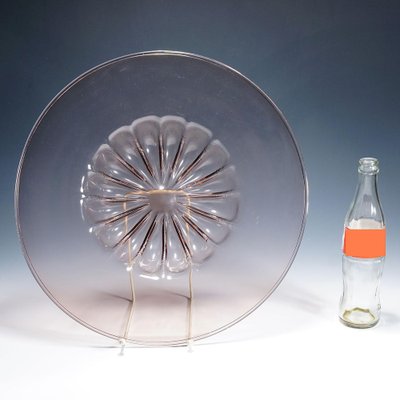 Large Blown Glass Dish by Vittorio Zecchin for Venini, 1920s-KJP-1797801