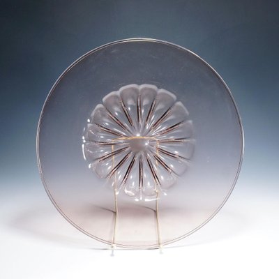 Large Blown Glass Dish by Vittorio Zecchin for Venini, 1920s-KJP-1797801