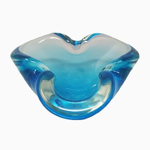 Large Blue Bowl by Flavio Poli for Seguso-QGR-859725