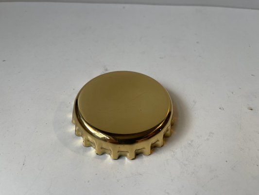 Large Bottle Cap Opener in Brass from Georg Jensen, 1980s-LCR-1388842