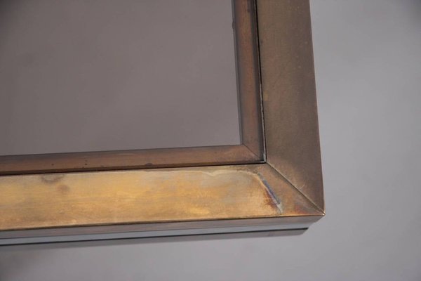 Large Brass and Chrome Console Table, 1970s-VLZ-632030