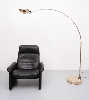 Large Brass Arc Lamp by Leonardo Marelli, 1980s-GCG-970117