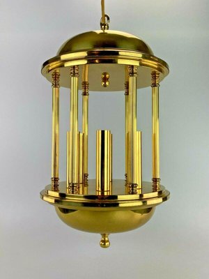 Large Brass Ceiling Lamp, 1970s-EJL-1063098