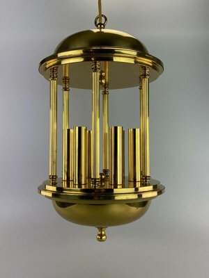 Large Brass Ceiling Lamp, 1970s-EJL-1063098