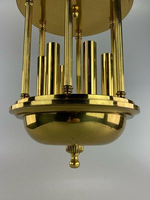 Large Brass Ceiling Lamp, 1970s-EJL-1063098