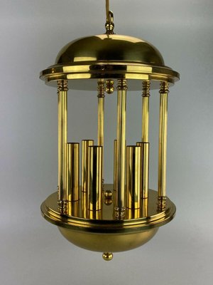 Large Brass Ceiling Lamp, 1970s-EJL-1063098