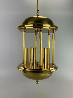 Large Brass Ceiling Lamp, 1970s-EJL-1063098