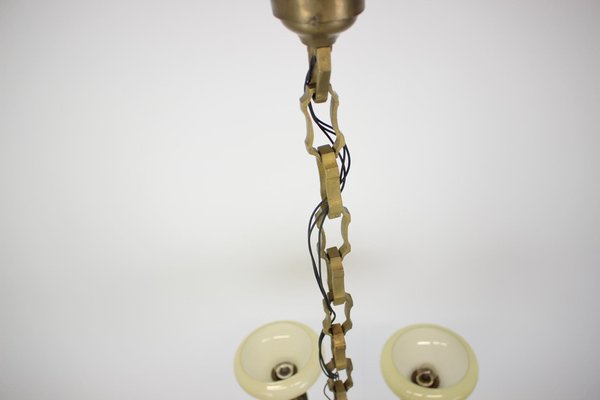 Large Brass Chandelier, 1900-TZ-1124687