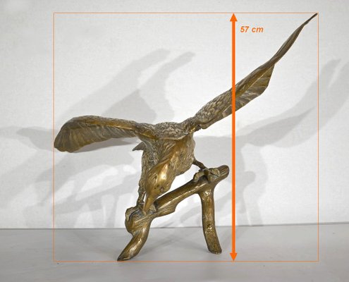 Large Brass Eagle, 1950s-RVK-1395814