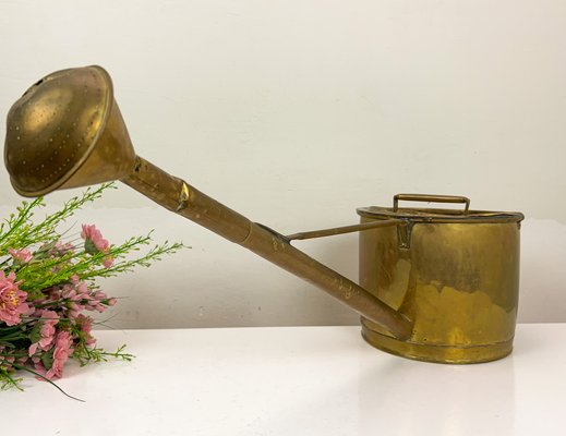 Large Brass Garden Watering Can, 1930s-WZZ-1758152