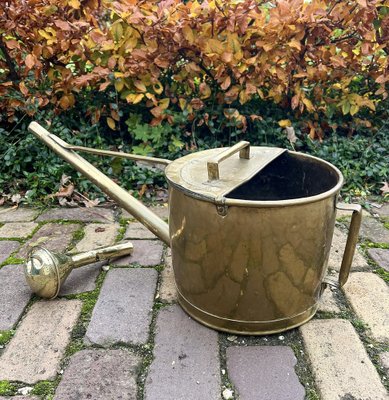 Large Brass Garden Watering Can, 1930s-WZZ-1758152