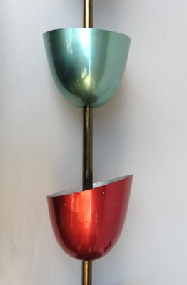 Large Brass Painted Aluminum Ceiling Light, 1950s-EY-1216142