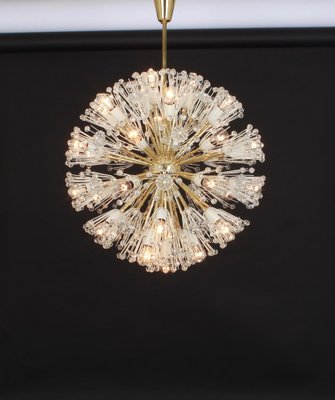 Large Brass Starburst Chandelier by Emil Stejnar for Rupert Nikoll, Austria, 1960s-UGR-1085845