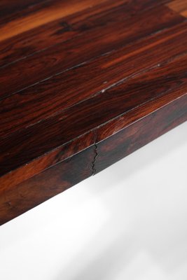 Large Brazilian Solid Wood Dining Table, 1960s-YU-1133309