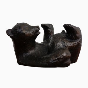 Large Bronze Bear with Baby Bear, 1960s-RDW-1419620