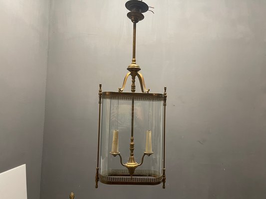 Large Bronze Pendant Light, 1930s-JJC-968869