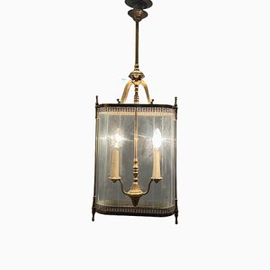 Large Bronze Pendant Light, 1930s-JJC-968869