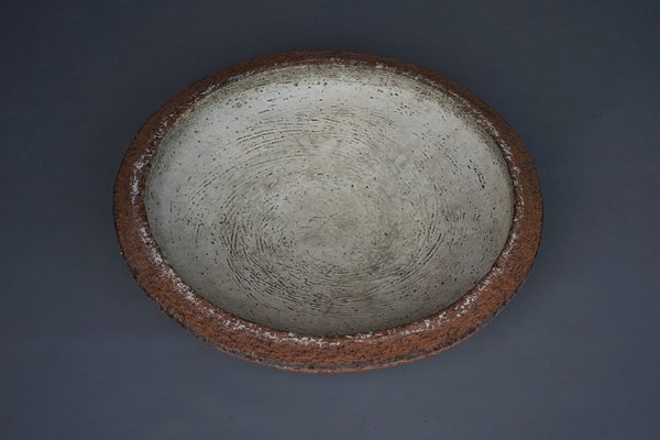 Large Brutalist Ceramic Dish Stand by Jaap Ravelli, 1960s-MB-2043225