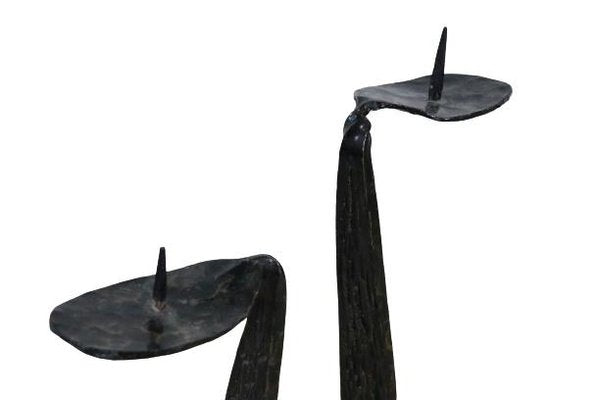 Large Brutalist Floor Candleholder-FYZ-1333981