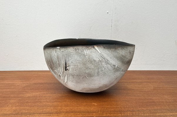 Large Brutalist German Studio Pottery Bowl by Gerhard Liebenthron, 1980s-UAH-1796680