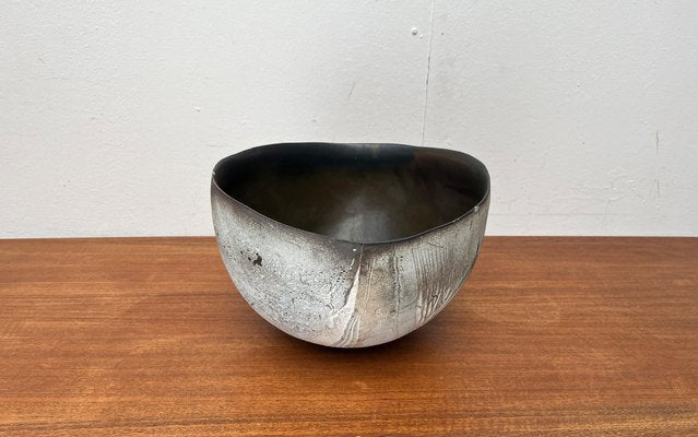 Large Brutalist German Studio Pottery Bowl by Gerhard Liebenthron, 1980s-UAH-1796680