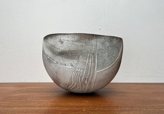 Large Brutalist German Studio Pottery Bowl by Gerhard Liebenthron, 1980s-UAH-1796680