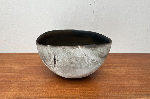 Large Brutalist German Studio Pottery Bowl by Gerhard Liebenthron, 1980s-UAH-1796680