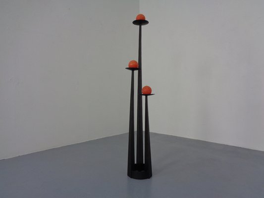 Large Brutalist Iron Candleholder, 1960s-RDW-1276999