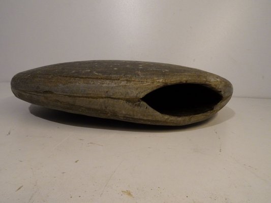 Large Brutalist Stone Pillow Vase in the Style of Pia Manu-AWL-1309955