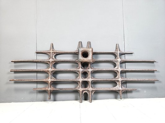 Large Brutalist Wall Sculpture, 1970s-IRH-2041179