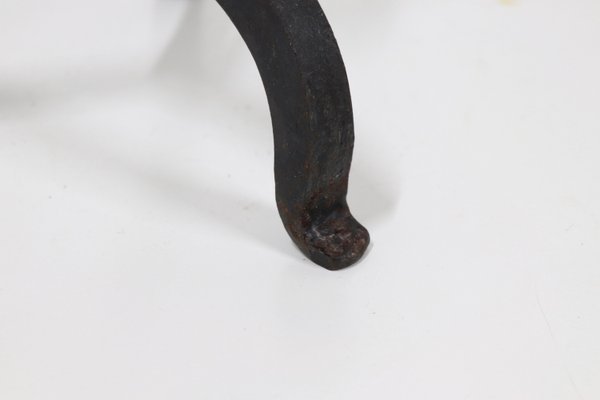 Large Brutalist Wrought Iron 5 Arm Candleholder, 1950s-VV-2033168