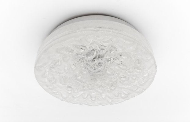 Large Bubble Glass Flush Mount from Doria Leuchten, Germany, 1960s-KQB-1757013