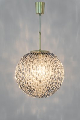 Large Bubble Glass Pendant attributed to Limburg Glashütte, Germany, 1970s-UGR-1410501