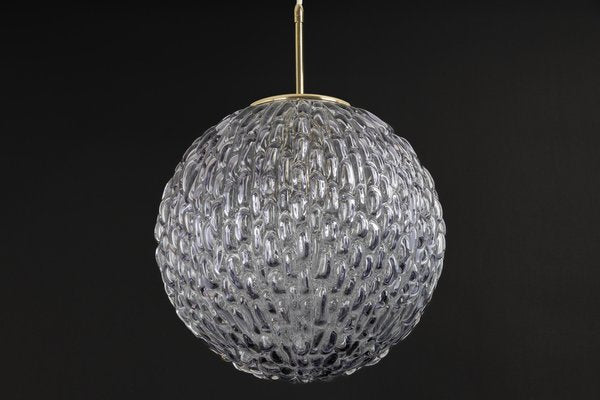 Large Bubble Glass Pendant attributed to Limburg Glashütte, Germany, 1970s-UGR-1410501