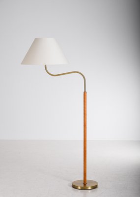 Large Camel Floor Lamp attributed to Josef Frank for Svenskt Tenn, Sweden, 1890s-QU-1719625