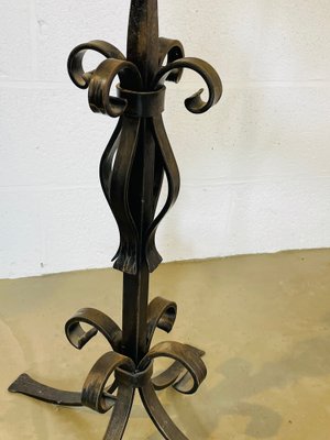 Large Candleholder in Wrought Iron, 1900s-XXA-1383960