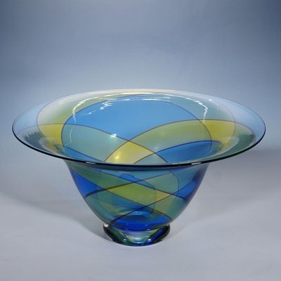 Large Carnival Art Glass Bowl, 1980s-KJP-1797798