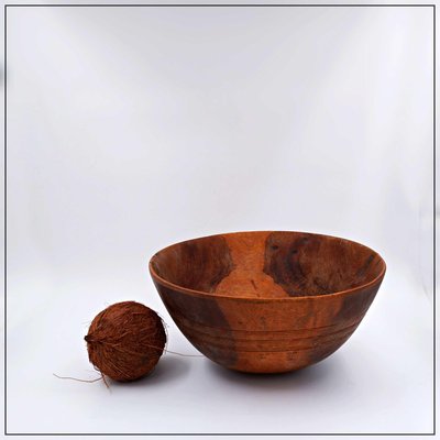 Large Carved Tribal Wooden Bowl-NYF-2018881