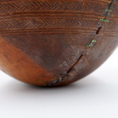 Large Carved Tribal Wooden Bowl-NYF-2018881