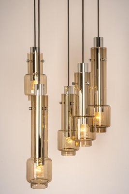 Large Cascade Chandelier from Ott International Leuchten, Germany, 1970s-UGR-1174202