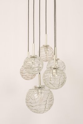 Large Cascading Chandelier in Murano Glass by Doria, Germany, 1970s-UGR-1185691